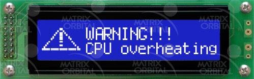 Matrix Orbital-LK202-25-WB Modules de caractère LCD Intelligent Alphanumeric Liquid Crystal Display