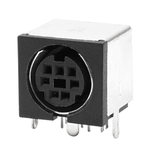 Same Sky (formerly CUI Devices)-MD-70SM Steckverbinder, rund Conn Circular DIN SKT 7 POS Solder RA Thru-Hole 7 Terminal 1 Port