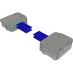 Cable Assembly Twinax 0.61m 30AWG Board to Board to Board to Board M-M EDGE RATE® Bulk