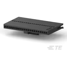TE Connectivity-1-487545-9 Gaine de câblage de raccordement discret Conn Housing RCP 22 POS 1.27mm Crimp ST Cable Mount Black Carton