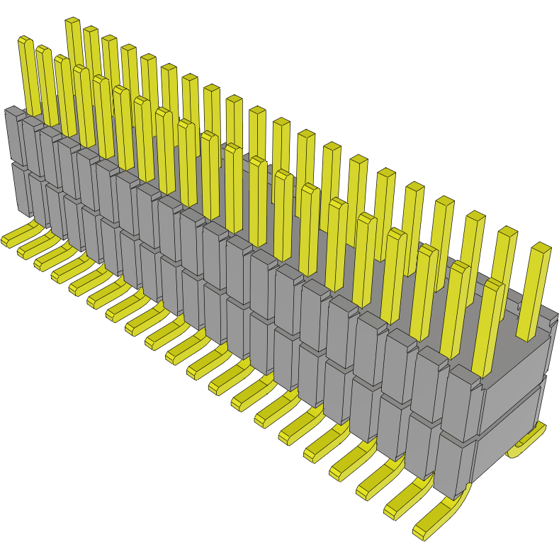 Samtec-HDWM-20-53-S-D-260-SM Steckverbinderleisten und Leiterplattenbuchsen Conn Board Stacker HDR 40 POS 1.27mm Solder ST SMD Tube