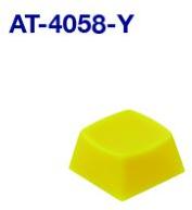 NKK Switches-AT-4058-Y Switch Accessories Switch Access Square Sculptured Cap Tactile Switch