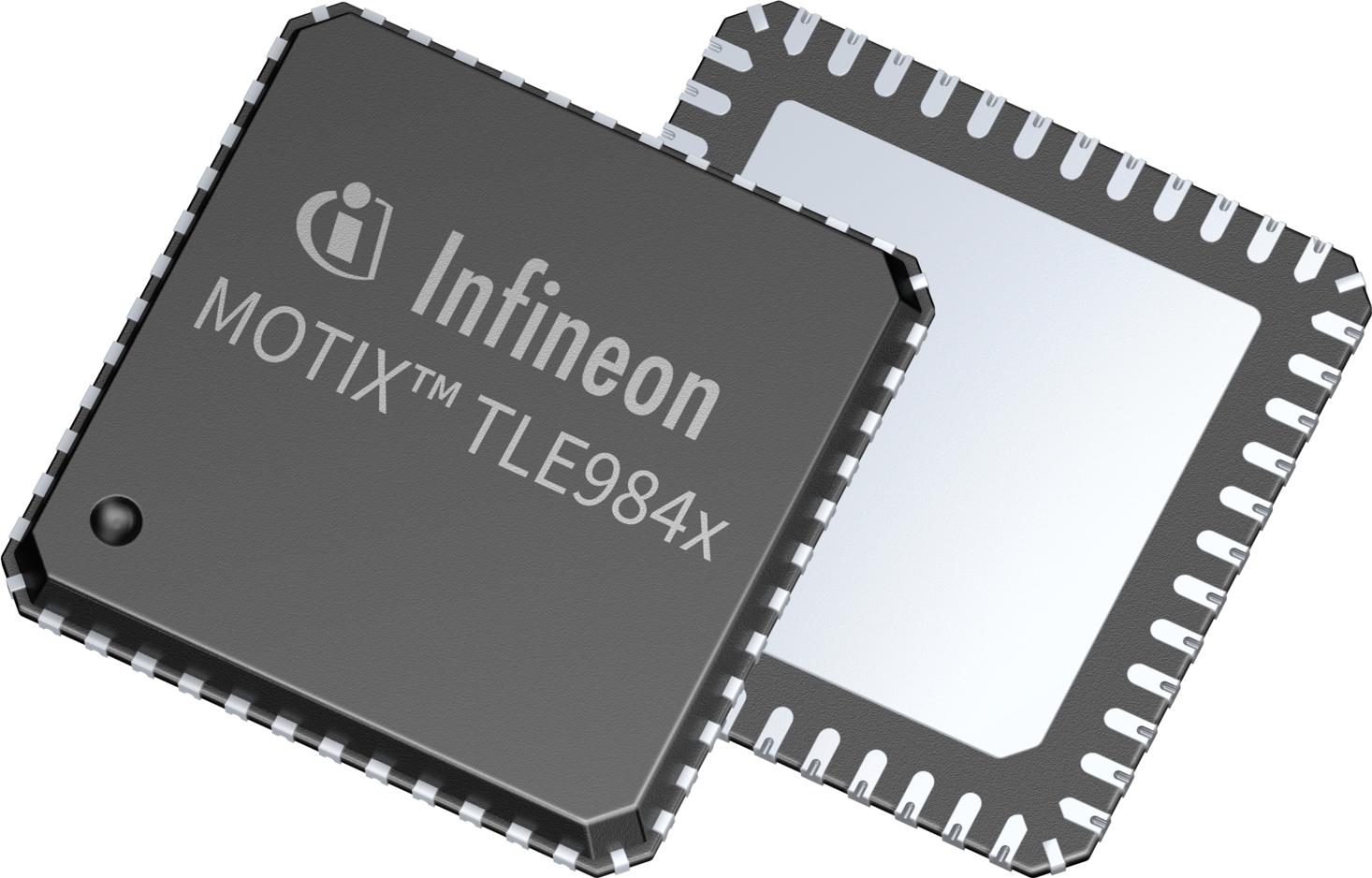 Infineon Technologies AG-TLE9842QXXUMA1 Microcontrollers - MCUs MCU 32-bit ARM Cortex M0 RISC 36KB Flash 5V 48-Pin VQFN EP T/R Automotive AEC-Q100