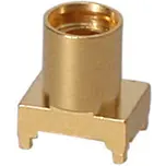 HUBER+SUHNER-96_MMPX-50-0-2/111_NM RF-Steckverbinder Conn MMPX 0Hz to 67GHz 50Ohm Solder ST SMD RCP Gold Over Nickel Phosphorus T/R