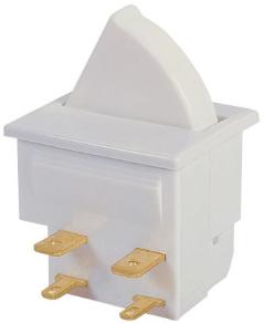 Bulgin Components PLC-HK3141AAWAEX Interruptor de interbloqueo de seguridad Switch Safety Interlock ON (ON) SPDT Plunger 5A 250VAC Panel Mount Solder Lug