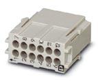 PHOENIX CONTACT-1663310 Steckverbinder, rechteckig HEAVYCON contact insert module, male, 12-pos., crimp connection