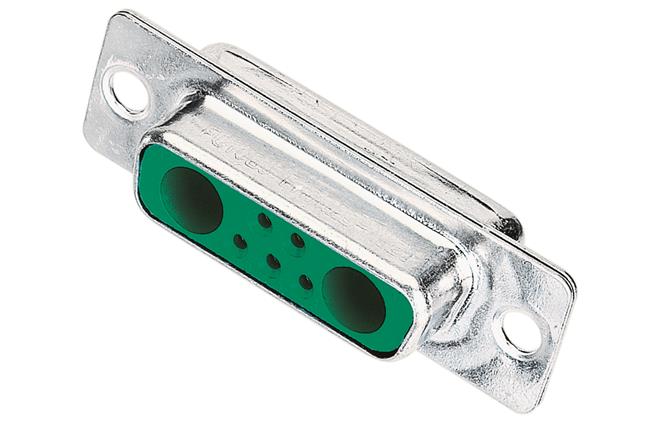 HARTING-09692015072 Steckverbinder, D-Sub Conn D-Sub F 5Signal/2Cavity POS Solder Cup ST Panel Mount 5 Terminal 1 Port