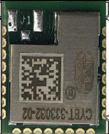 Infineon Technologies AG-CYBT-333047-02 蓝牙 Bluetooth v5.0 (BLE) SMART SOC Class I/Class II 3Mbps 3.3V 24-Pin MLGA Module T/R