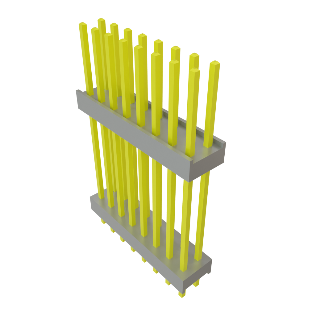 Samtec-DW-08-13-F-D-790 Steckverbinderleisten und Leiterplattenbuchsen Conn Board Stacker HDR 16 POS 2.54mm Solder ST Top Entry Thru-Hole Bulk