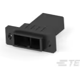 TE Connectivity-2-353047-2 Einzeladersteckverbinder, Gehäuse Conn Housing PL 2 POS 10.16mm Crimp ST Panel Mount Black Bag