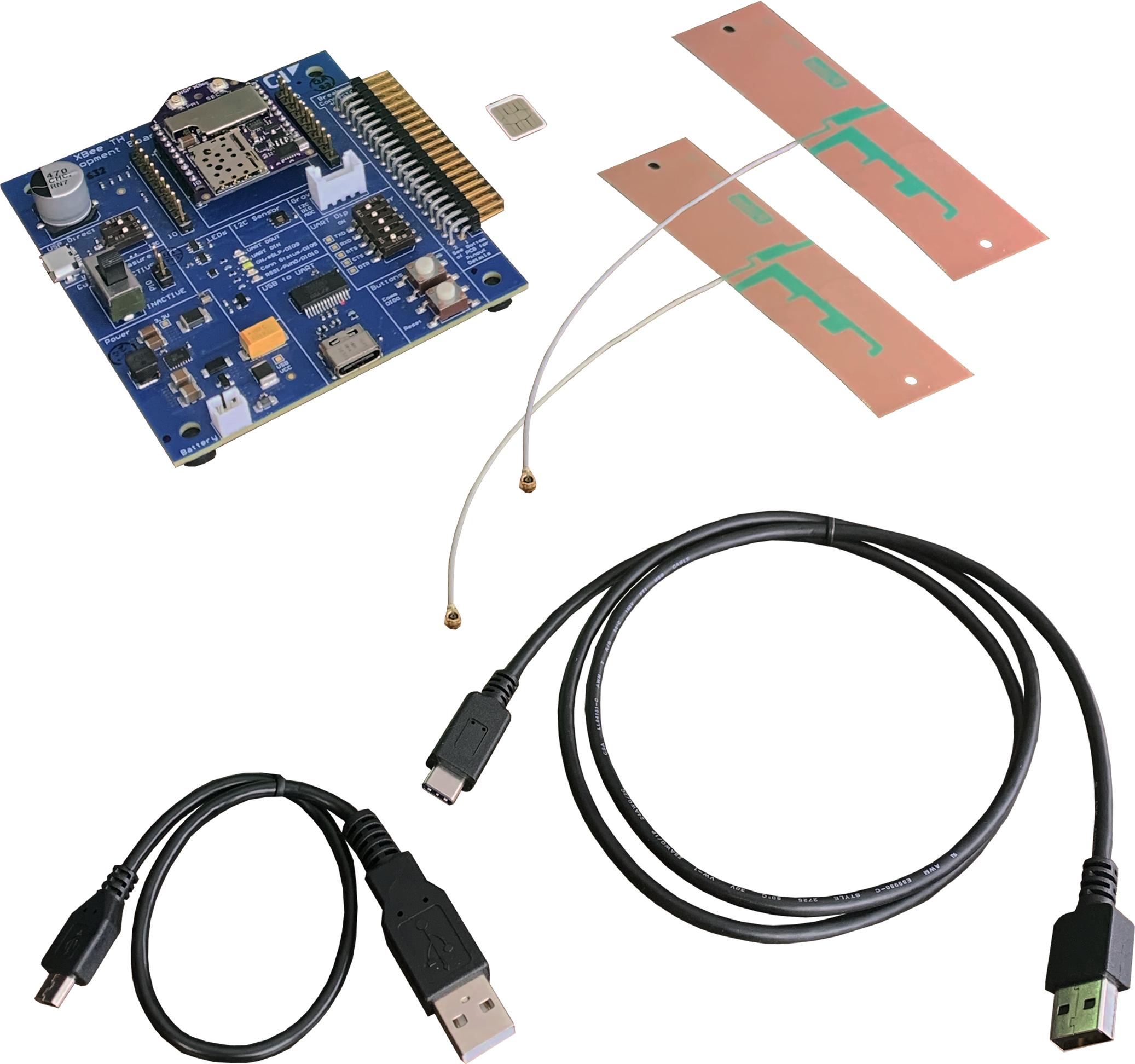 Digi International-XK3-C-A1-T-UB Cartes et kits de développement RF/sans fil XBee3 Cellular Module Development Kit