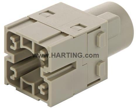 HARTING-09140013004 Steckverbinder, rechteckig Conn Rectangular M 1 POS Crimp ST Panel Mount Han-Modular®