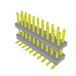 Conn Board Stacker HDR 20 POS 2mm Solder ST Top Entry SMD Tube
