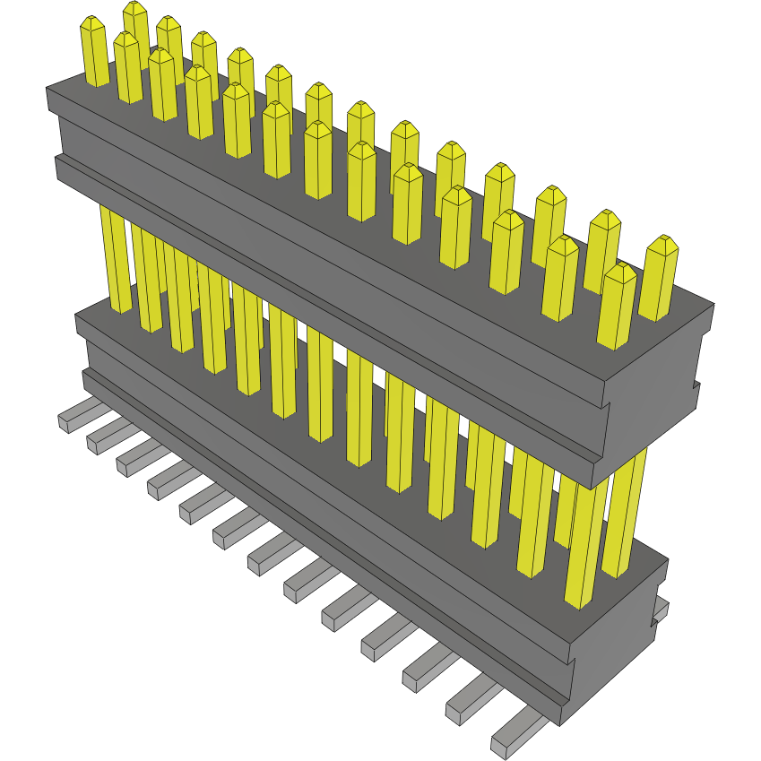Samtec-FW-13-05-L-D-375-065 Piastre connettori e prese PCB Conn Board Stacker HDR 26 POS 1.27mm Solder ST Top Entry SMD FLEX STACK™ Tube