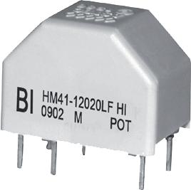 BI Technologies-HM41-12020LF Impulswandler Pulse Transformer 20:20:20 4200Vrms/500Vrms 0.156Ohm Prim. DCR 0.156Ohm Sec. DCR 6 Terminal Pin Thru-Hole