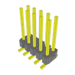 Conn Unshrouded Header HDR 10 POS 2.54mm Solder ST Top Entry SMD Tube