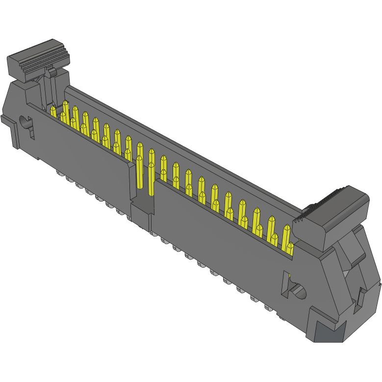 Samtec-EJH-120-01-L-D-RA Steckverbinderleisten und Leiterplattenbuchsen Conn Ejector Header HDR 40 POS 2.54mm Solder RA Side Entry Thru-Hole Tube