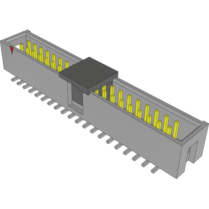 Samtec-HTST-120-01-L-DV-P-FR Embases de raccordement et réceptacles PCB Conn Shrouded Header (4 Sides) HDR 40 POS 2.54mm Solder ST SMD T/R
