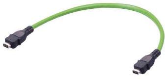 HARTING-33483131409020 Andere Kabelbaugruppen Cable Assembly Round Copper Cable 1.91m 22AWG IX Industrial Type A to IX Industrial Type A 4 to 4 POS M-M IDT-IDT