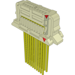 Cable Assembly Discrete Wire 0.304m 32AWG Socket Strip to Socket Strip 20 to 20 POS SKT-SKT Crimp-Crimp TIGER EYE™ Layer