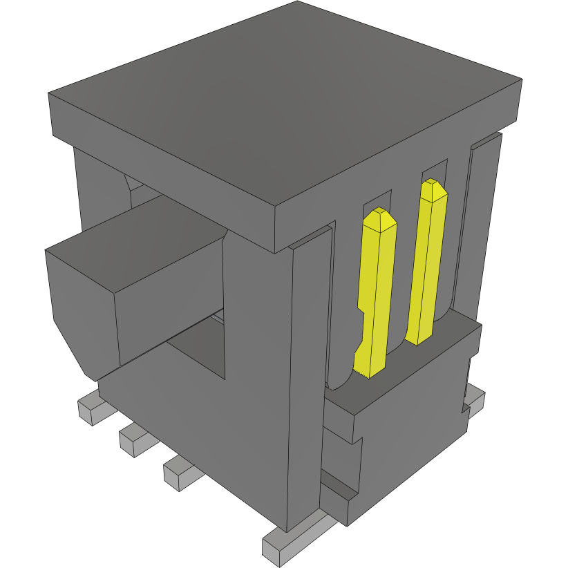 Samtec-FTSH-105-01-L-DV-007-K-A-P-TR Steckverbinderleisten und Leiterplattenbuchsen Conn Shrouded Header (2 Sides) HDR 10 POS 1.27mm Solder ST Top Entry SMD TIGER CLAW™ T/R
