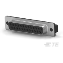 TE Connectivity-745967-8 Connector D-Subminiature Conn D-Sub SKT 25 POS 1.38mm Solder ST Thru-Hole 25 Terminal 1 Port Tube