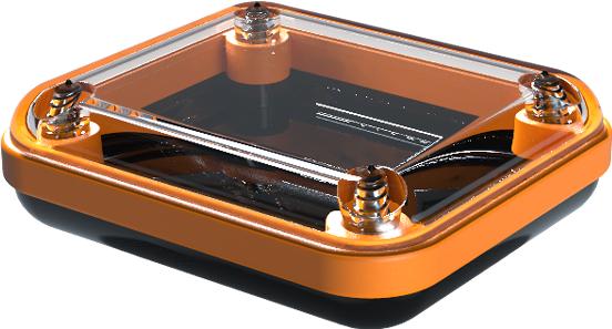 Serpac Electronic Enclosures-CX20A-CLBK-A-NO Scatole, contenitori e rack Black Polycarbonate Waterproof Pocket Enclosure with Neon Orange Seal <h4><strong>CALIFORNIA PROPOSITION</strong> ⚠️<strong>65 WARNING</strong>⚠️</h4>