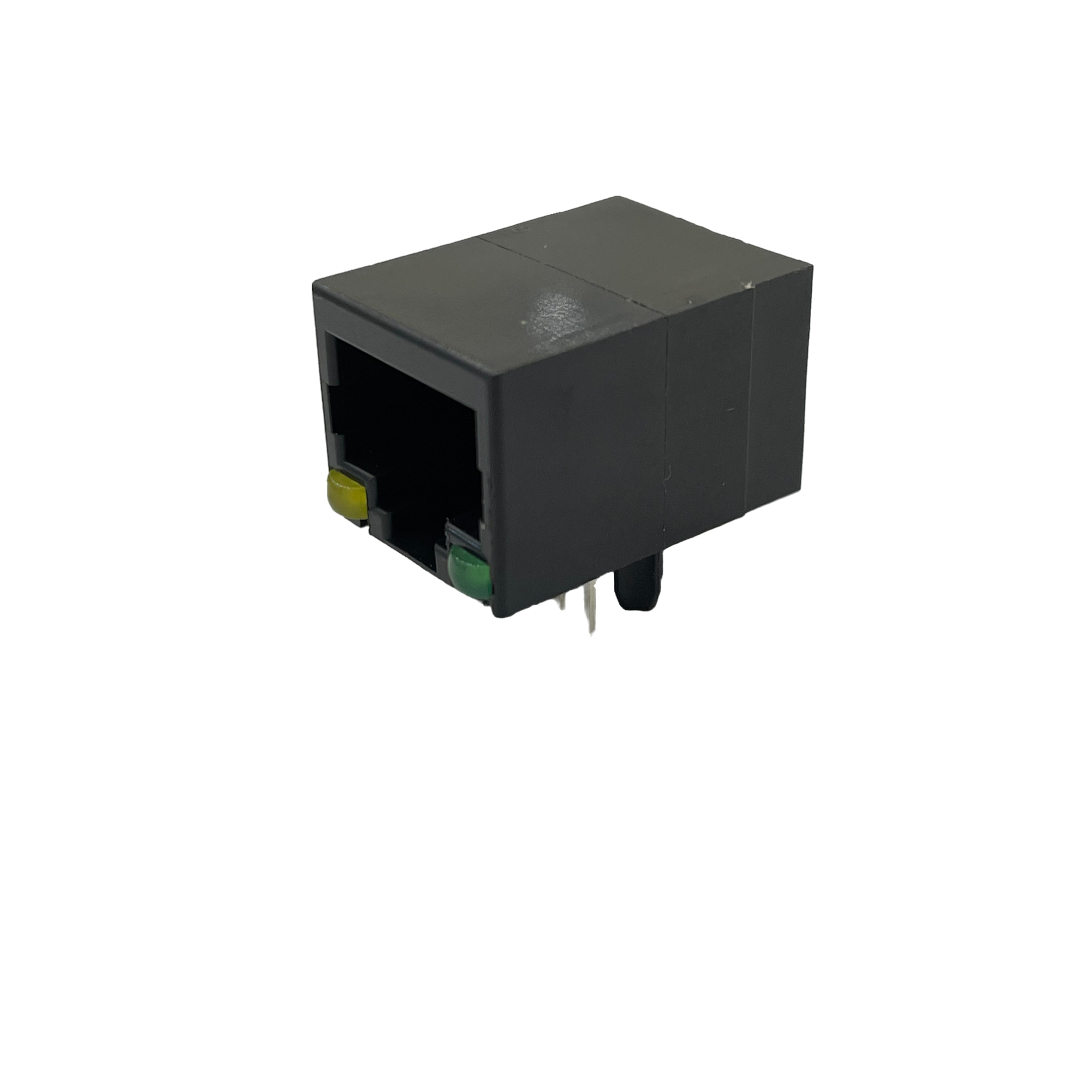 ADAM TECH-MTJ-88TX1-L16 Steckverbinder, Telefon und Telekommunikation Conn RJ-45 F 8 POS 1.27mm Solder RA Thru-Hole 12 Terminal 1 Port