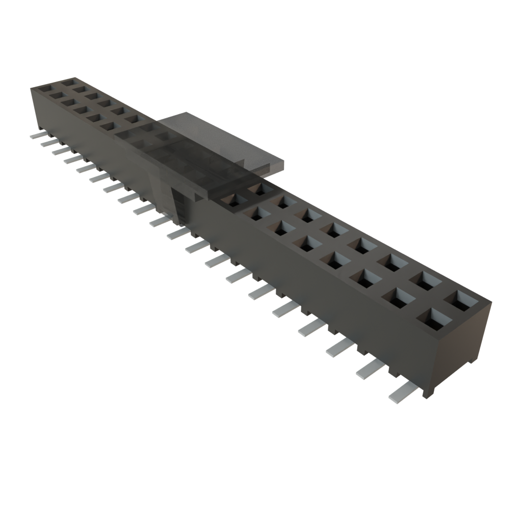 Samtec-SMM-120-02-S-D-P-TR Steckverbinderleisten und Leiterplattenbuchsen Conn Socket Strip SKT 40 POS 2mm Solder ST Top Entry SMD TIGER EYE™ T/R
