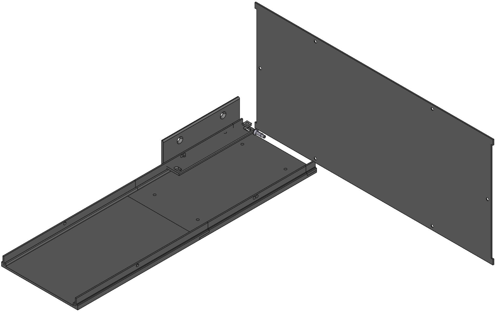 Hammond Manufacturing-RM3U1908SBK Scatole, contenitori e rack Black Aluminum Rack Mount Instrument Enclosure