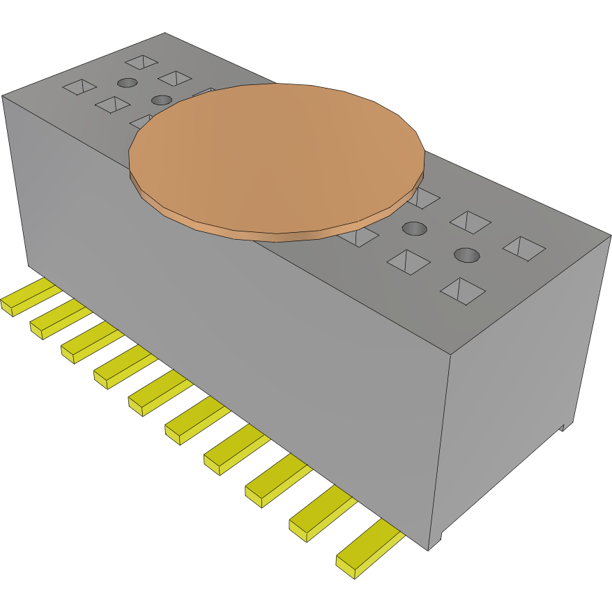 Samtec-CLE-110-01-G-DV-K Steckverbinderleisten und Leiterplattenbuchsen Conn Socket Strip SKT 20 POS 0.8mm Solder ST SMD Tube