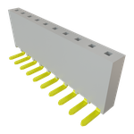 Conn Socket Strip SKT 10 POS 2.54mm Solder RA Side Entry Thru-Hole Layer