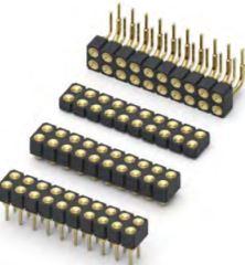 Mill-Max-419-10-228-00-006000 Steckverbinderleisten und Leiterplattenbuchsen Conn Spring Loaded Connector SKT 28 POS 2.54mm Solder ST Thru-Hole Bulk