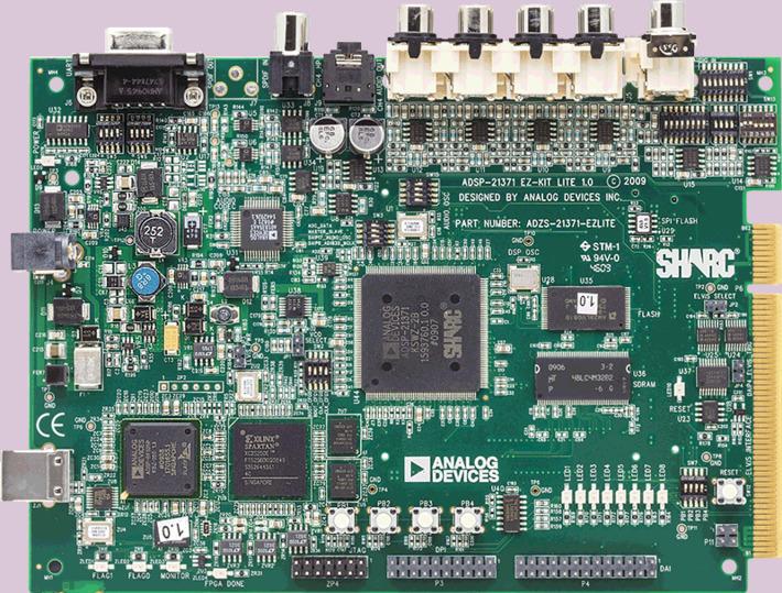 Analog Devices-ADZS-21371-EZLITE Cartes et kits de développement de systèmes intégrés ADSP-21371 DSP Evaluation Board 16.384MHz/266MHz CPU 16MB RAM 256KB/1MB Flash/SPI Flash Win 7 Enterprise/Win 7 Professional/Win 7 Ultimate/Win Vista Business SP2 32 bit/Win Vista Enterprise SP2 32 bit/Win Vista Ultimate SP2 32 bit/Win XP Professional SP3