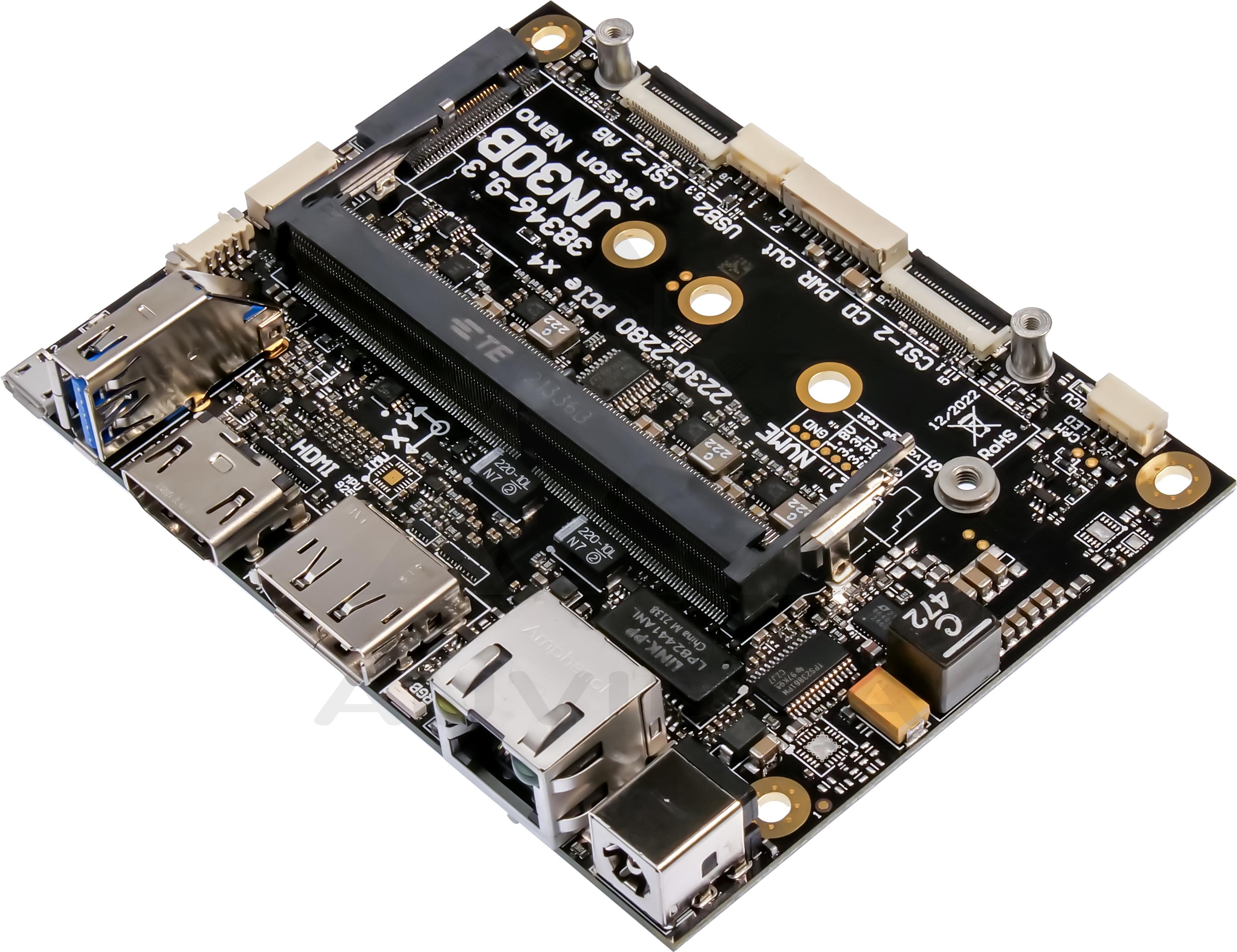 Auvidea GmbH-70787 Tarjetas y tableros portadores JN30B-PSE carrier board for Jetson Nano