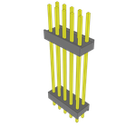 Conn Board Stacker HDR 10 POS 2.54mm Solder ST Top Entry Thru-Hole Bulk