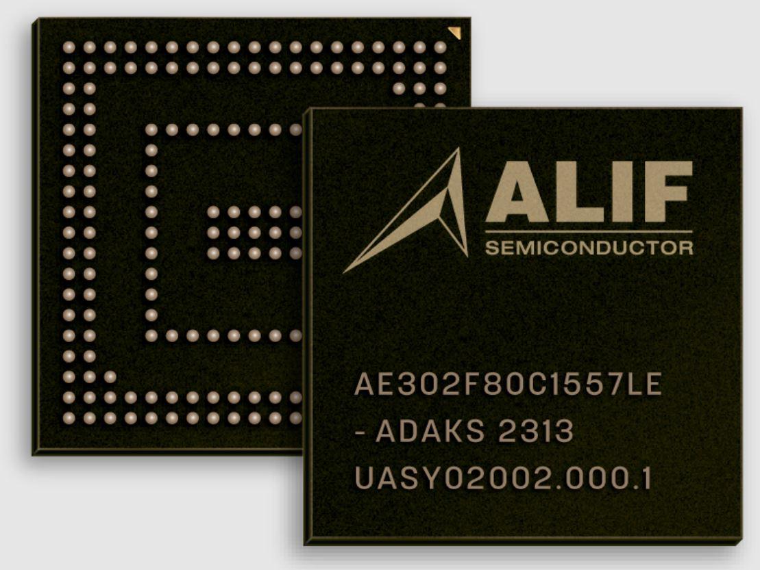 Alif Semiconductor-AE302F80C1557LE-Y Microcontrollers - MCUs MCU 32-bit ARM Cortex M55 RISC 1.8V 194-Pin FBGA Tray