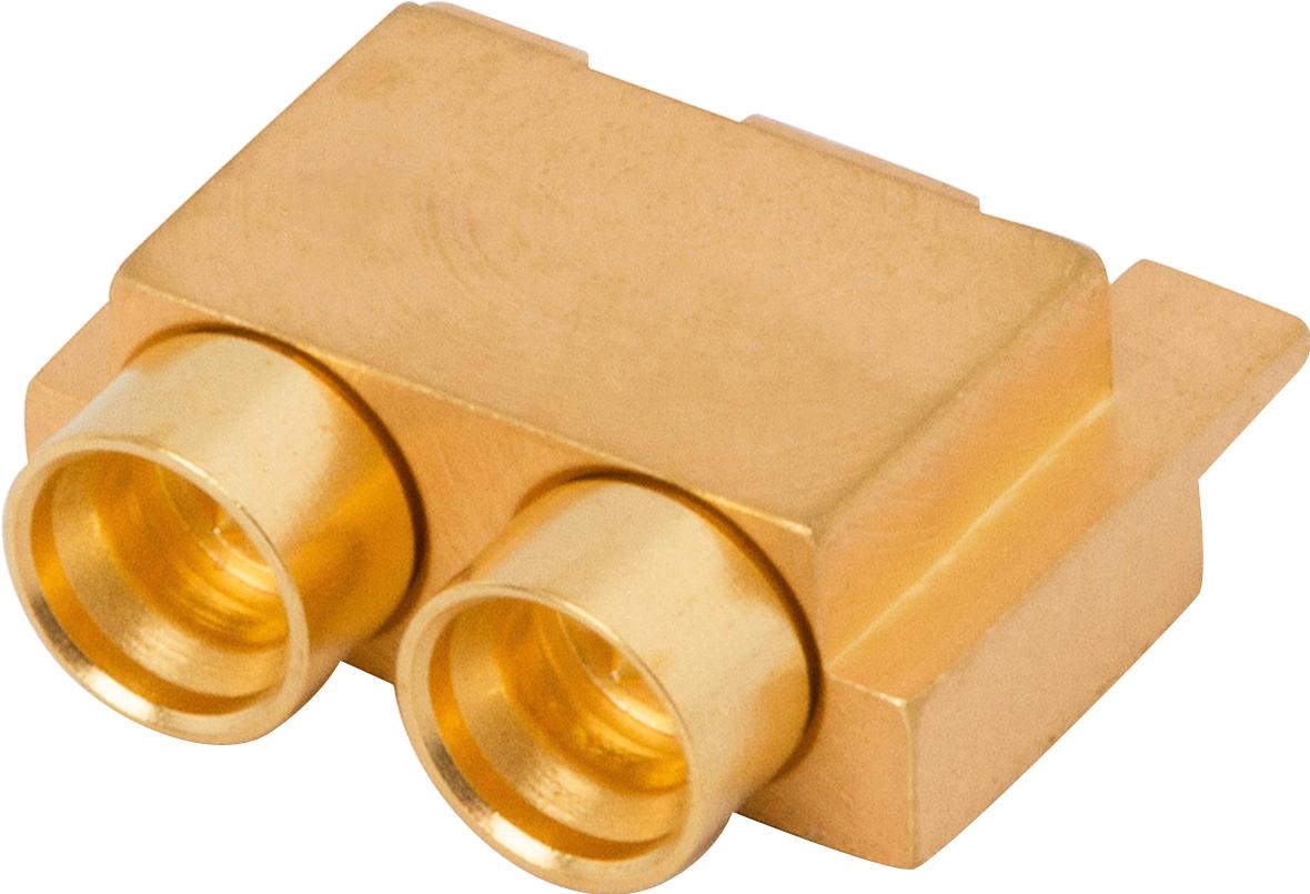 Amphenol SV Microwave-3811-60049 RF-Steckverbinder Conn SMA 0Hz to 65GHz 50Ohm Solder ST Edge Mount PL Gold Over Nickel Tray
