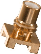 Cinch Connectivity Solutions-131-6711-201 RF-Steckverbinder Conn SMC 0Hz to 10GHz 50Ohm Solder ST SMD RCP Gold Over Nickel