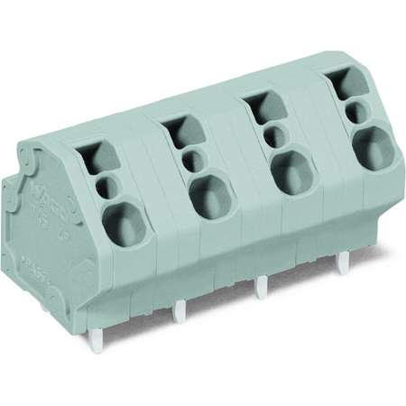 WAGO-745-3204 Steckverbinder, Klemmenblöcke PCB terminal block, 4 mm2, Pin spacing 10 mm, 4-pole, Cage Clamp