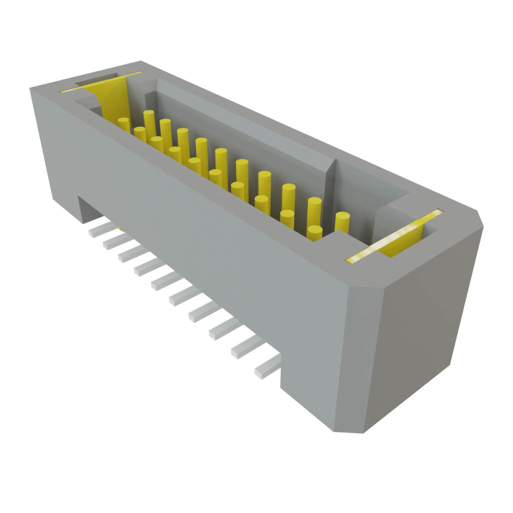 Samtec-TFM-110-02-S-D-WT Connector Headers and PCB Receptacles Conn Shrouded Header (4 Sides) HDR 20 POS 1.27mm Solder ST Top Entry SMD TIGER EYE™ Tube
