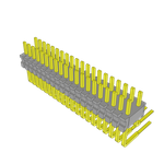 Conn Unshrouded Header HDR 40 POS 1.27mm Solder RA Side Entry Thru-Hole Tube