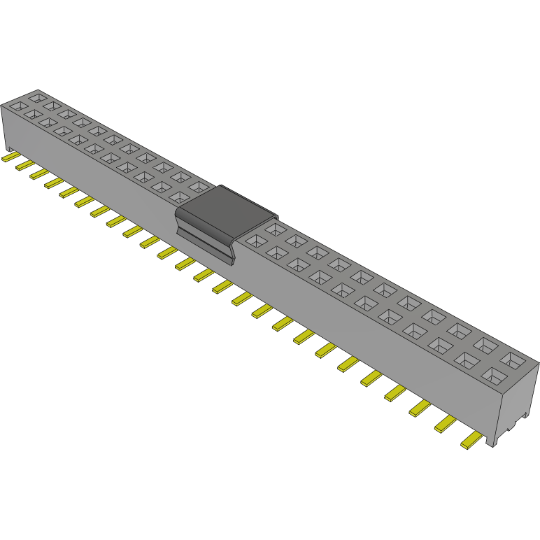 Samtec-MMS-125-02-L-DV-M Connector Headers and PCB Receptacles Conn Socket Strip SKT 50 POS 2mm Solder ST Top Entry SMD Tube