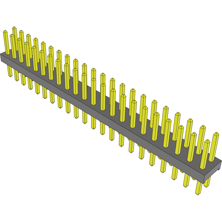 Samtec-MTMM-122-05-S-D-185 Steckverbinderleisten und Leiterplattenbuchsen Conn Unshrouded Header HDR 44 POS 2mm Solder ST Top Entry Thru-Hole Bulk