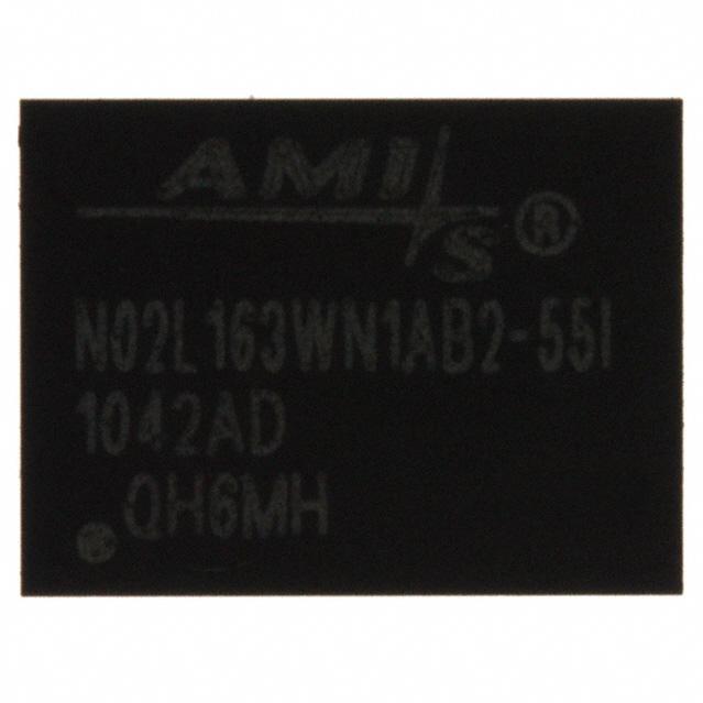 onsemi-N02L63W3AB25I SRAM Chip SRAM Chip Async Single 3V 2M-bit 128K x 16 70ns 48-Pin BGA Tray