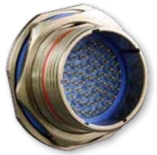 Glenair-D38999/24WJ37PN Connector Circular Conn Circular PIN 37 POS Crimp ST Jam Nut 37 Terminal 1 Port