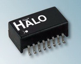 HALO Electronics-TG74-1406N1RL Telecom, Übertrager Telecom Transformer 1CT:1CT/1CT:2CT 0.3Ohm Prim. DCR 16 Terminal Gull Wing SMD