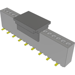 Conn Socket Strip SKT 18 POS 1.27mm Solder ST Top Entry SMD T/R