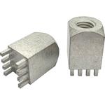 Power Tap Terminal Brass F 10mm Matte Tin Over Nickel