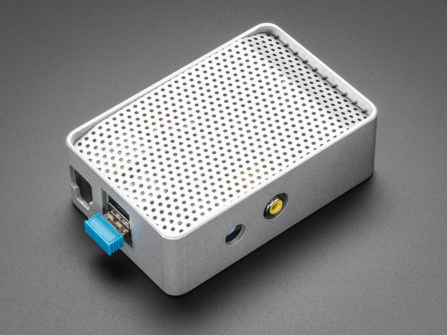 Adafruit Industries-1610 Scatole, contenitori e rack Unipi - Unibody Aluminum Case For Raspberry Pi Model B
